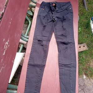 Almost Famous size 1 black skinny jeans